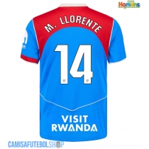 Camisa de time de futebol Atletico Madrid Marcos Llorente #14 Replicas 3º Equipamento 2025-26 Manga Curta